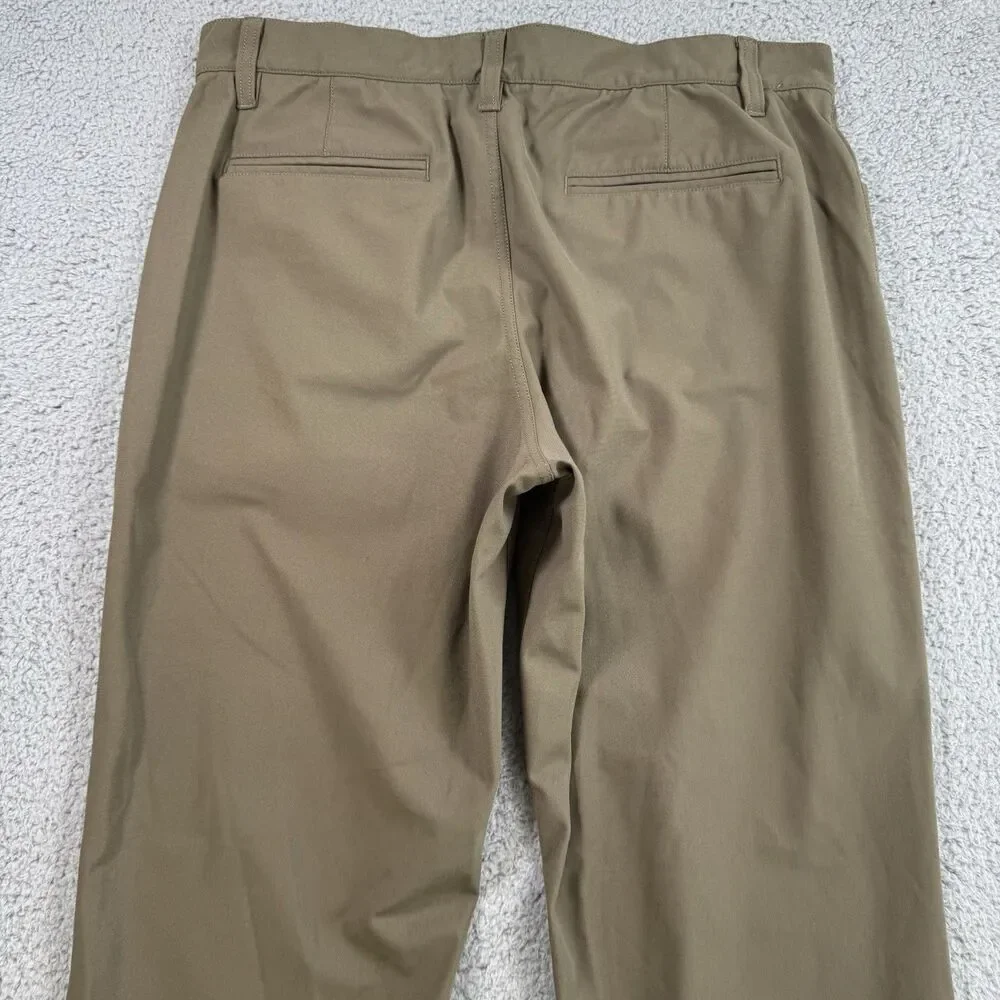 Banana Republic Pants Mens 34x29 Brown Straight Leg Chino‎ Polyester Casual